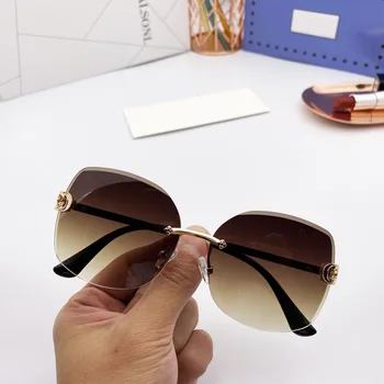 2020 nova sončna očala blagovne znamke oblikovalec modelov sončna očala gradient barve brez okvirjev za sončna očala sončna očala mode UV400 polarizirana ladi 2