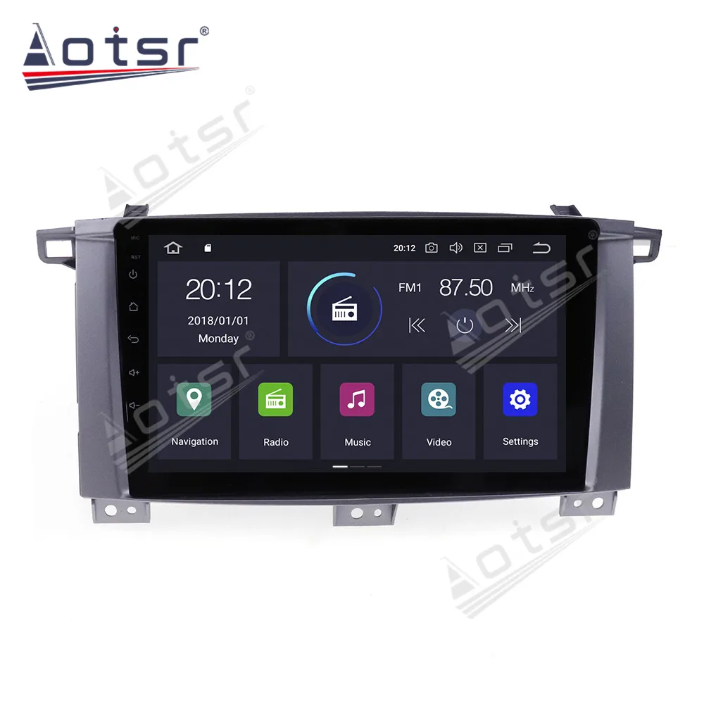 Za Toyota Land Cruiser LC100 2002-2007 Android10.0 avto DVD predvajalnik, GPS multimedia Auto Radio avto navigator stereo sprejemnik 128GB 3