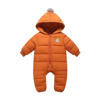 COOTELILI Bombaž Newborn Baby Boy Oblačila Otrok Zimske igralne obleke Baby Jumpsuit Otroške Izdelke Toplo Dekliška Oblačila za Malčke 66-90cm 0