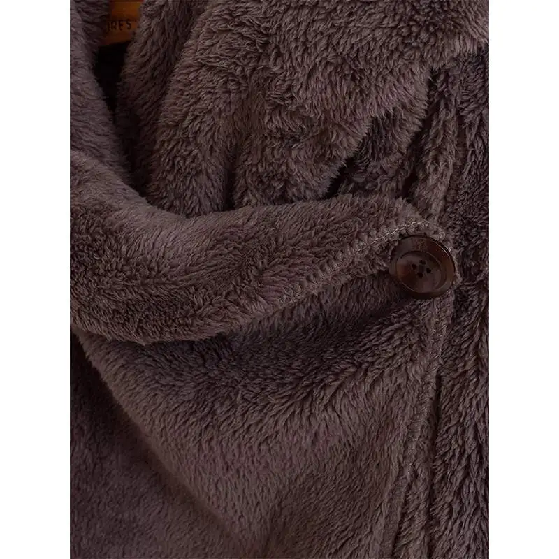 Eleganten Puhasto Coats Žensk Jeseni Vrhnja oblačila ZANZEA 2020 Priložnostne Vrečasta Poncho Ženski Brezrokavniki Trdna Gumb Površniki Plus Velikost 4