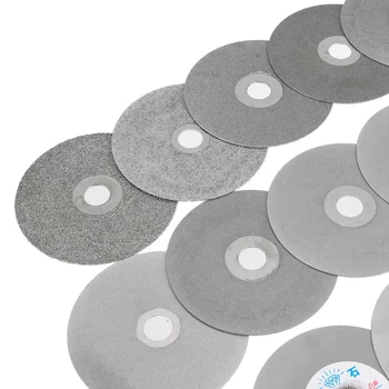 100 mm Peska 60-3000 Diamond Brušenje Brusni Disk Kolesa, Prevlečeni Ravno Krogov Disk za Gemstone Nakit, Steklo Rock Keramike 1