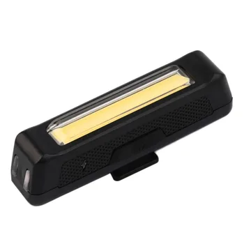 100LM LED COB USB Polnilne Smerniki Vodja svetlobe Bliskavice Kolesa, Kolo, MTB Stop Zadaj Rep Lučka Super Lahka Kolesa Luči 1