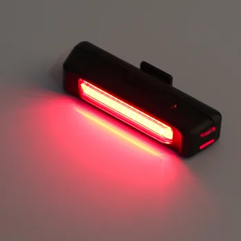 100LM LED COB USB Polnilne Smerniki Vodja svetlobe Bliskavice Kolesa, Kolo, MTB Stop Zadaj Rep Lučka Super Lahka Kolesa Luči 2