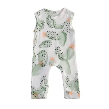 Newborn Baby Toddler Risanka Kaktus Fantje Dekleta, Obleka, Jumpsuit Obleke Oblačila 1