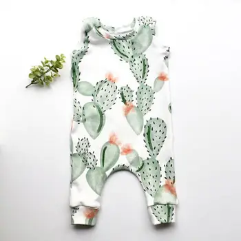 Newborn Baby Toddler Risanka Kaktus Fantje Dekleta, Obleka, Jumpsuit Obleke Oblačila 3