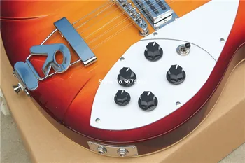 12 niz električne kitare cherry red rose lesa fingerboard 360 električna kitara pol - votlih kitara brezplačna dostava 44764