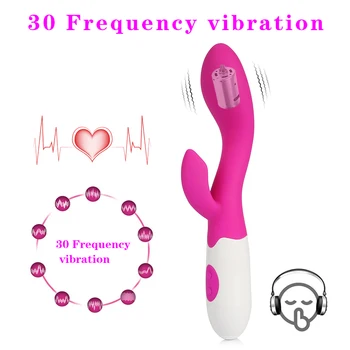 Vibracijska Dildo Vibratorji Za Ženske 30 Hitrosti Vagina Čarobno Palico, Masaža Odraslih Igrače za Žensko Masturbator G Spot Klitoris Stimulator 3