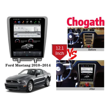 Chogath 12.1 palca avto multimedia player Android 7.0 Avto Radio, GPS Navigacija Igralec za Ford Mustang 2009-z Bluetooth 1