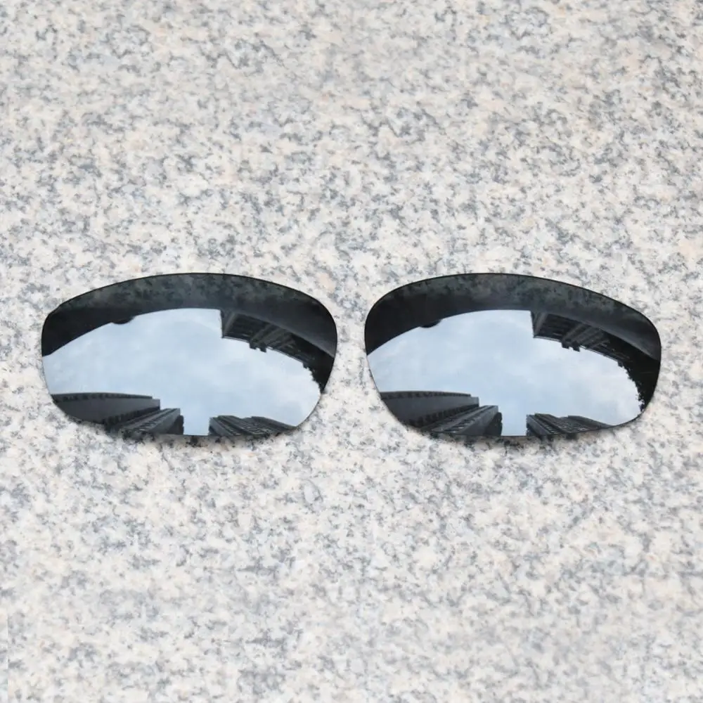 E. O. S Polarizirana Enhanced Zamenjava Leč za Oakley Split Suknjič sončna Očala - Black Chrome Polarizirana Ogledalo 0