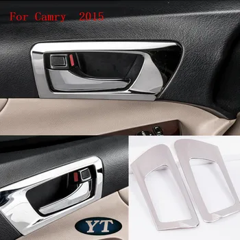 Auto Door Notranjo Posodo Nalepke, notranje oblikovanje za Toyota Camry 2012-2016,4 kos/veliko,avto dodatki 4665