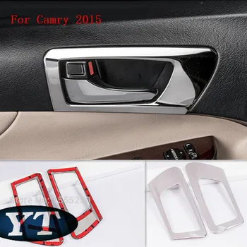 Auto Door Notranjo Posodo Nalepke, notranje oblikovanje za Toyota Camry 2012-2016,4 kos/veliko,avto dodatki 1