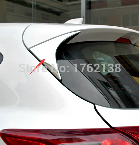 Lapetus Auto Styling Chrome Zadnje Okno Spojler Strani Krilo Trikotnik Kritje Trim Dekoracijo Plošča Primerna Za Mazda CX-5 2012 - 2016 2
