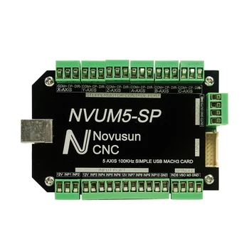 NVUM 5 Os Mach3 USB Kartice CNC Usmerjevalnik Krmilnik 3 4 6 Nadzor Gibanja Zlom Odbor za diy rezkalni stroj 2