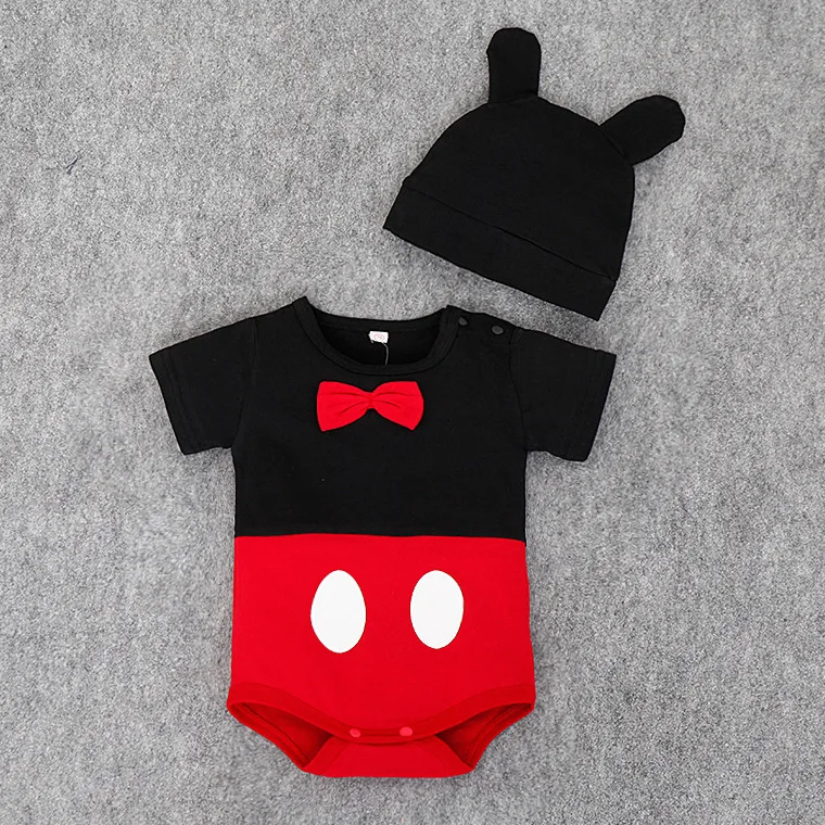Mickey Otroške Igralne Obleke Baby Boy Oblačila Disney Baby Dekle Unisex Oblačila Za Malčke Bebe Baby Dekle Minnie Jumpsuit Moda Risanka 2