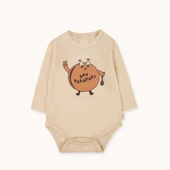 2020 Novo Srčkan Baby Jeseni Dolg Rokav igralne obleke blagovne Znamke Slog Fant Dekle Risanka Vzorec Romper Pozimi Lovely Baby Bombaž iz Enega kosa 0