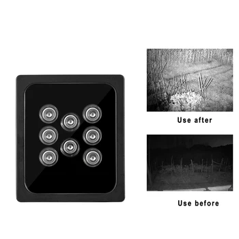 8Pcs IR Array Led CCTV Fill Light 940nm infrardeča luč za ostrenje Lučka na Prostem Nepremočljiva Nočno Vizijo za Nadzor Kamere 47710