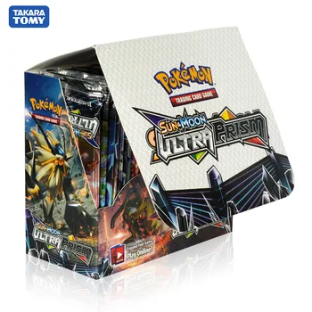 TAKARA TOMY 324Pcs/box Pokémon TCG Sun & Luna Ultra Prizmo 36 Pack Booster Box Pokemon Kart, Zbiranje Igrač, Daril 2