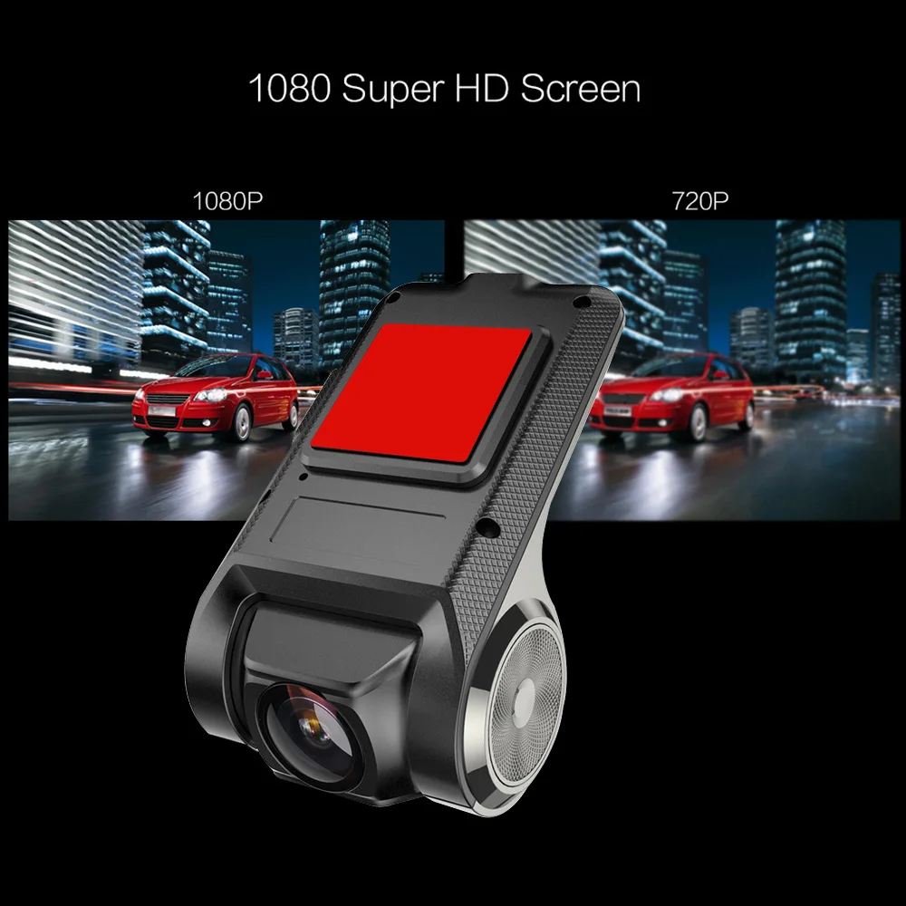 Anytek Avto Dash Cam Video Snemalnik 1080P Dashcam Dash Fotoaparat Avto USB DVR ADAS Android WIFI Kamera Noč Različica Auto Diktafon 2