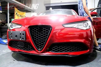 Odbijača spredaj lip Spojler Izpušnih Nasvet za Alfa Romeo Giulia 2017 2018 4915