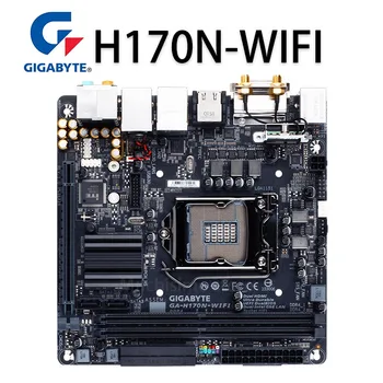 LGA 1151 Gigabyte H170N-WIF matična plošča Intel H170 LGA 1151 i7 i5, i3 DDR4 32GB M. 2 HDMI, Bluetooth Namizje H170 Placa-Mãe 1151 4939