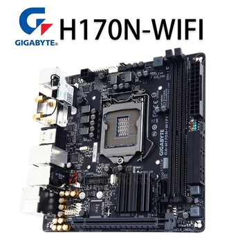 LGA 1151 Gigabyte H170N-WIF matična plošča Intel H170 LGA 1151 i7 i5, i3 DDR4 32GB M. 2 HDMI, Bluetooth Namizje H170 Placa-Mãe 1151 2