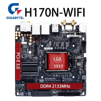 LGA 1151 Gigabyte H170N-WIF matična plošča Intel H170 LGA 1151 i7 i5, i3 DDR4 32GB M. 2 HDMI, Bluetooth Namizje H170 Placa-Mãe 1151 3