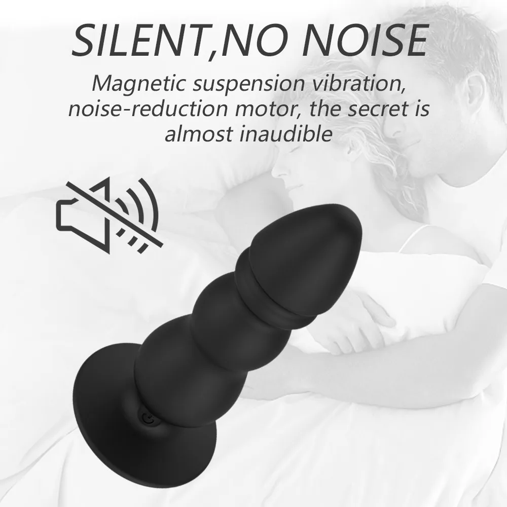 Analni Vibrator za Moške Brezžični Daljinski upravljalnik Moški Prostate Massager Big Butt Plug Dildo, Vibrator Analne Kroglice Sex Igrača Za Moške Gej 3