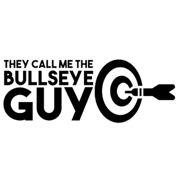 15*5.5 cm kličejo me Bullseye Fant/Smešno Dart Player je Decal Smešno Okno Avtomobila Odbijača Drift Vinilne Nalepke Nalepka 0