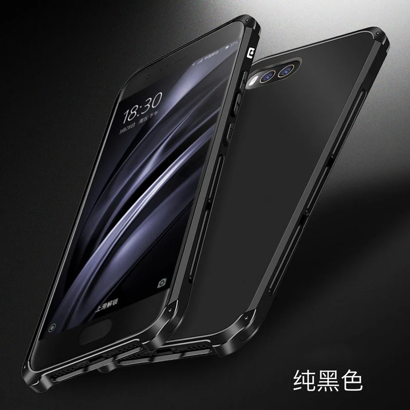 Za Xiaomi Mi 6 Primeru Kovinski Okvir 3 v 1 Hibridni PC Hard Cover Za Xiaomi Mi6 Aluminij Zlitine Mobilne Odbijača Primeru 2
