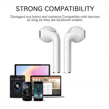 I7s TWS Brezžične Bluetooth Slušalke za Verykool Lotus II 2 s5005 s5001 Glasbe Slušalka Polnjenje Box 5064