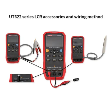 ENOTA UT622E Ročni Digitalni LCD Most, Induktivnost, Kapacitivnost Odpornost Frekvenca Tester Multimeter UT622AUT622C 3