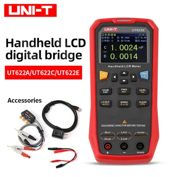 ENOTA UT622E Ročni Digitalni LCD Most, Induktivnost, Kapacitivnost Odpornost Frekvenca Tester Multimeter UT622AUT622C 5