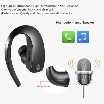 Q2 Brezžične Slušalke Bluetooth Slušalke za V uho Šport Bluetooth 4.1 Glasbo, Slušalke za prostoročno telefoniranje w/ Mic za iPhone 6S 6 iPad 1
