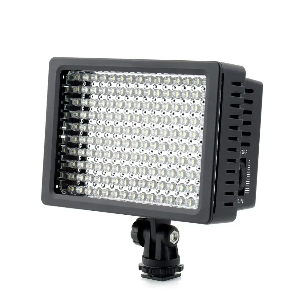 High Power Lightdow LD-160 160 LED Video Luč Kamere Svetilka s Tremi Filtri za Topovi Nikon Pentax Fujifilm Fotoaparati 4