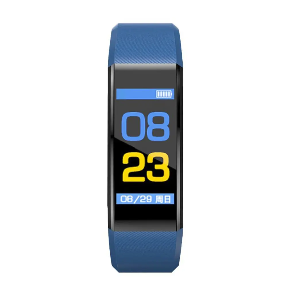 115PLUS športna fitnes pedometer barvni zaslon smart zapestnica krvni tlak manšeta pametna zapestnica moški ženske gledajo 1