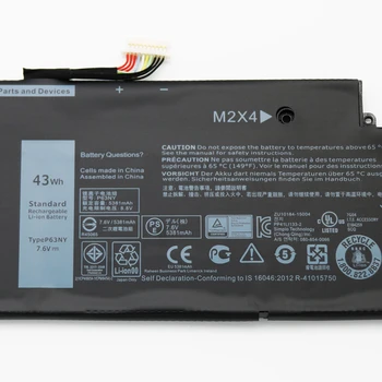 ONEVAN Resnično Novo XCNR3 Baterija za Dell Latitude Ultrabook 7370 13-7370 N3KPR P63NY WY7CG 0WV7CG Serije 3
