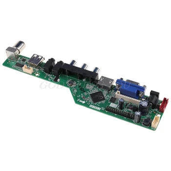 Univerzalni LCD Gonilnik Krmilnika Odbor Kit V29 AV TV VGA HDMI-USB Vmesnik Padec Ladijskega prometa 3