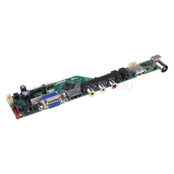 Univerzalni LCD Gonilnik Krmilnika Odbor Kit V29 AV TV VGA HDMI-USB Vmesnik Padec Ladijskega prometa 4