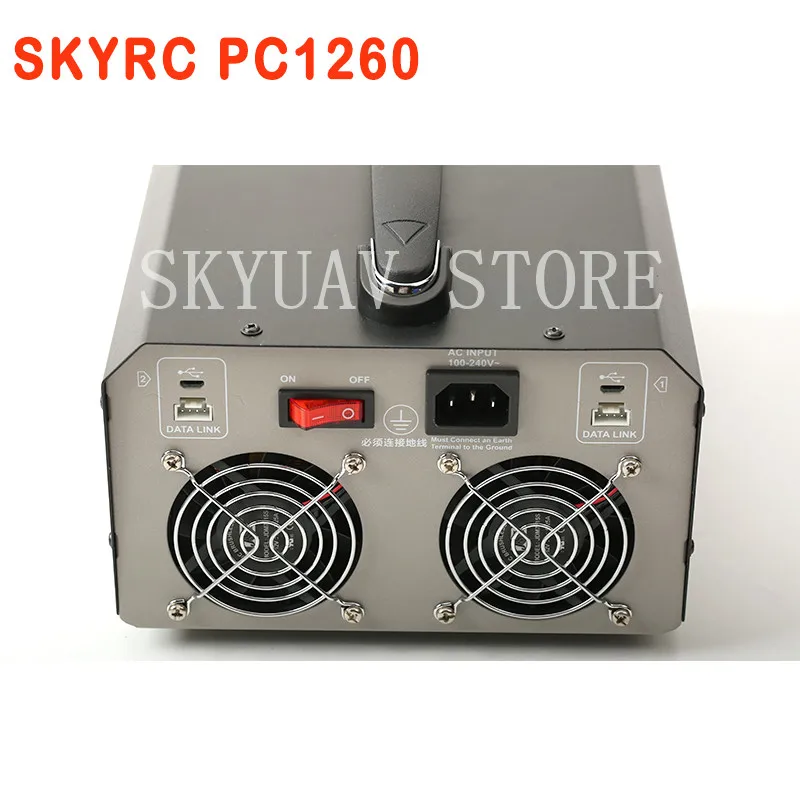 SKYRC PC1260 Dual Channel 12S Litijeva Baterija, Polnilnik 1260W 12A za Kmetijske uav baterije CE FC ROHS certificiranje 3
