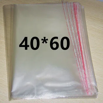 Jasno Zapira Celofan/BOPP/Poli Vrečke 40*60 cm Pregleden Opp Vrečko Pakiranje Plastične Vrečke samolepilno Tesnilo 40*60 cm 0