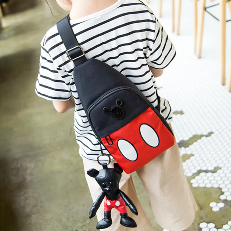Disney Mickey Minnie Otroke mini torba fant dekle risanka lutka torba torba messenger Potovalni zaboji za shranjevanje vrečko 2