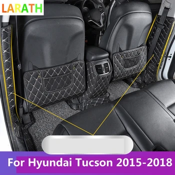 Visoko Kakovost Za Hyundai Tucson-2018 Avto predpražnike Stopala Preproge pad mat Korak Usnje Notranjost Avtomobila dajatve preprogo Avto Styling 3