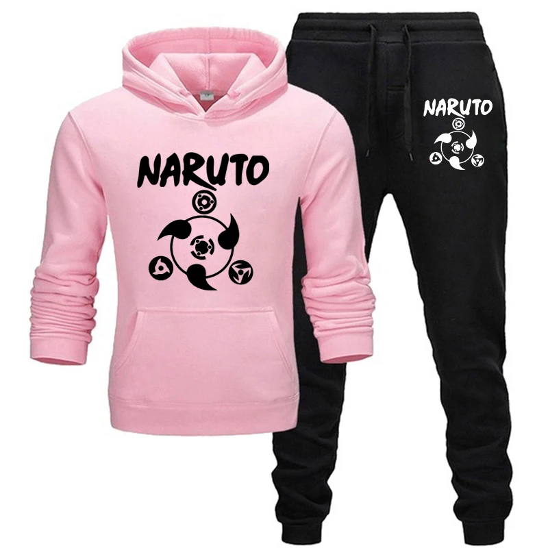 Anime Naruto Cosplay Jopiči Določa Oblačila, Kostume Mens Hoodies Sweatshirts Uzumaki Akatsuki Haruno Sakura Žareče Obleke, Kompleti 2