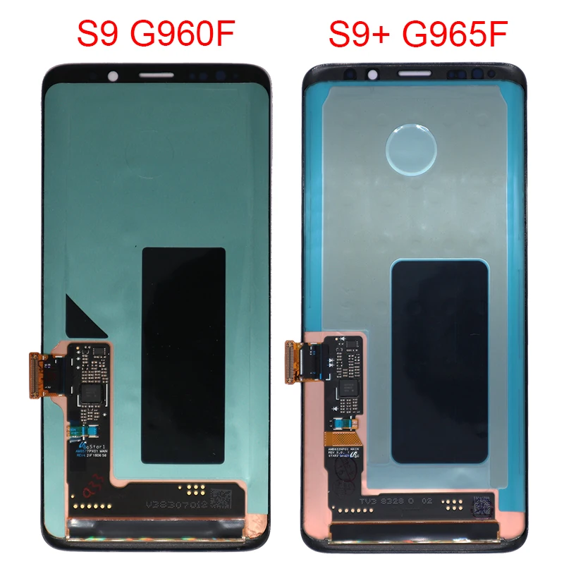 Novi Originalni S9 Plus LCD zaslon Za Samsung Galaxy S9 Zaslon Z Okvirjem Galaxy S9 SM-G960A G965F LCD Zaslon na Dotik, Računalnike Skupščine 2