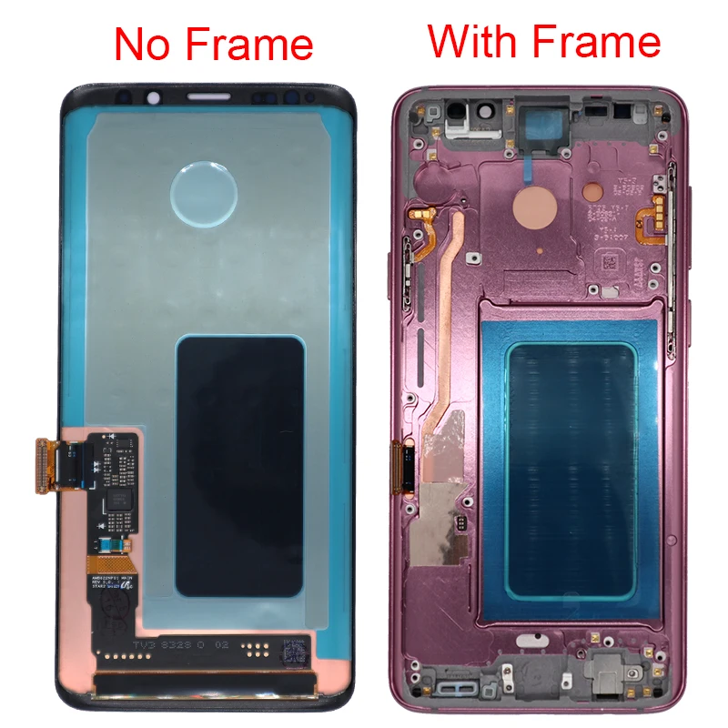 Novi Originalni S9 Plus LCD zaslon Za Samsung Galaxy S9 Zaslon Z Okvirjem Galaxy S9 SM-G960A G965F LCD Zaslon na Dotik, Računalnike Skupščine 3