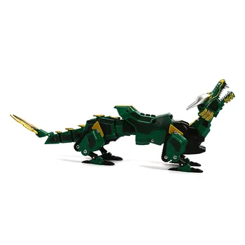 5 v 1, Ukrep Slika Otroci Darila Lutka Igrače Preoblikovanje Dinozord Robot Deformacije Dinozaver Rangers Megazord 5579