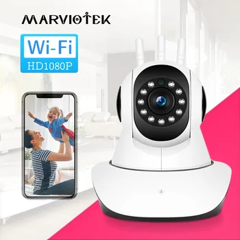 Samodejno sledenje Brezžični 1080P IP Kamera, Wifi P2P Video Nadzor CCTV Kamere Baby Monitor WIFI Home Security mini kamera HD 55825