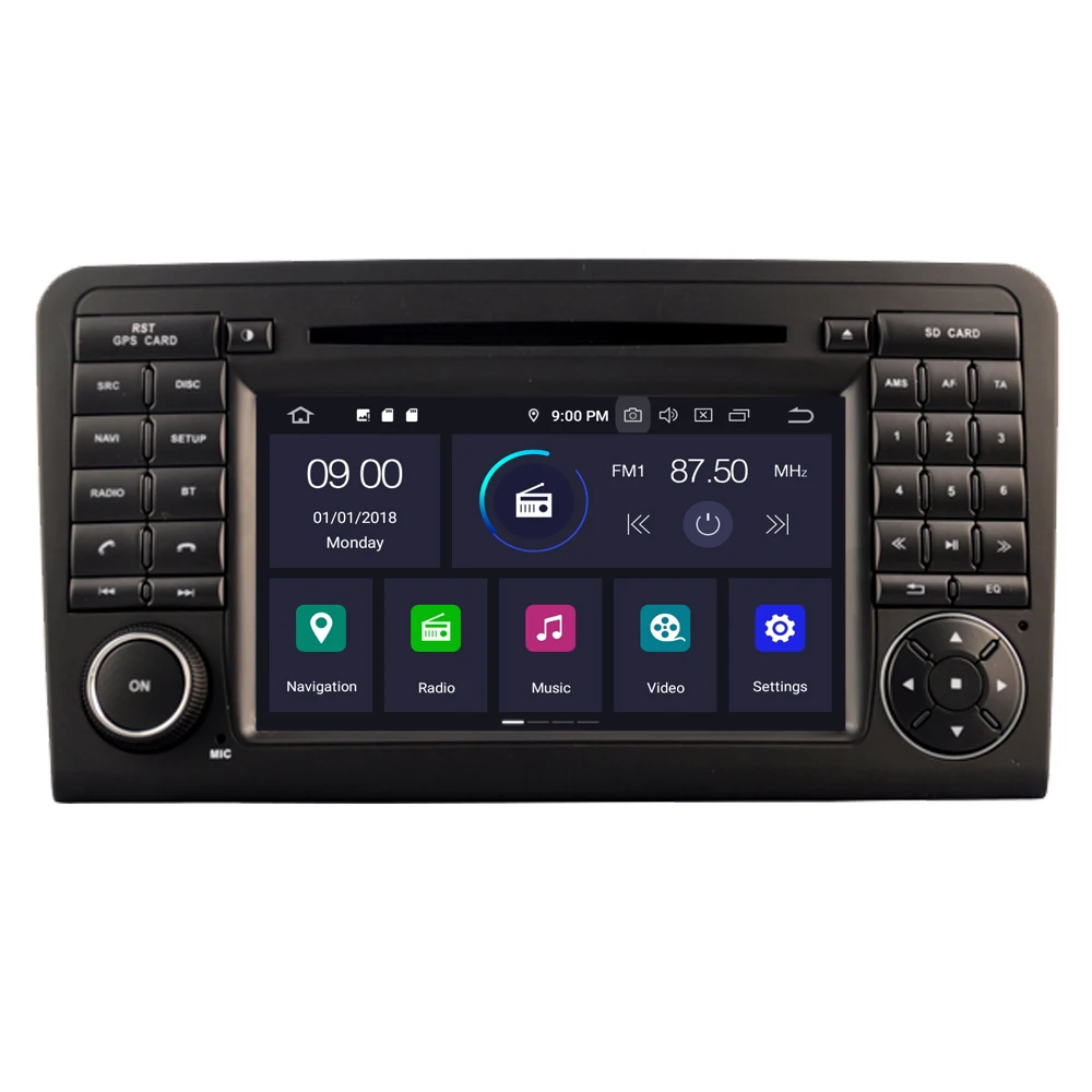 RoverOne Avto Multimedijski Predvajalnik Za Mercedes Benz W164 ML300 ML320 ML350 ML430 ML450 ML500 ML550 Android DVD Radio Naviagtion 1