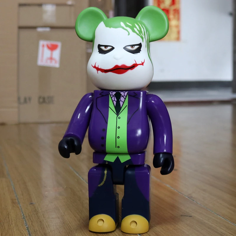11in 28 cm 400% Se@rbrick DIY Moda Igrača PVC Dark Knight Joker HeathLedger medvedek Dejanje Slika Zbirateljske Model Igrača 2