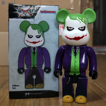 11in 28 cm 400% Se@rbrick DIY Moda Igrača PVC Dark Knight Joker HeathLedger medvedek Dejanje Slika Zbirateljske Model Igrača 1